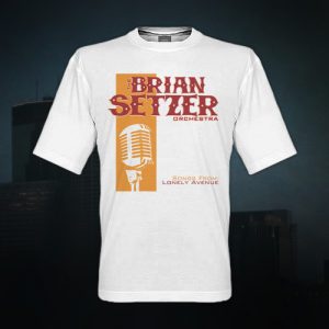 Brian Setzer Orchestra Songs From Lonely Avenue T-Shirt  - Comes With Full-Album Download Card