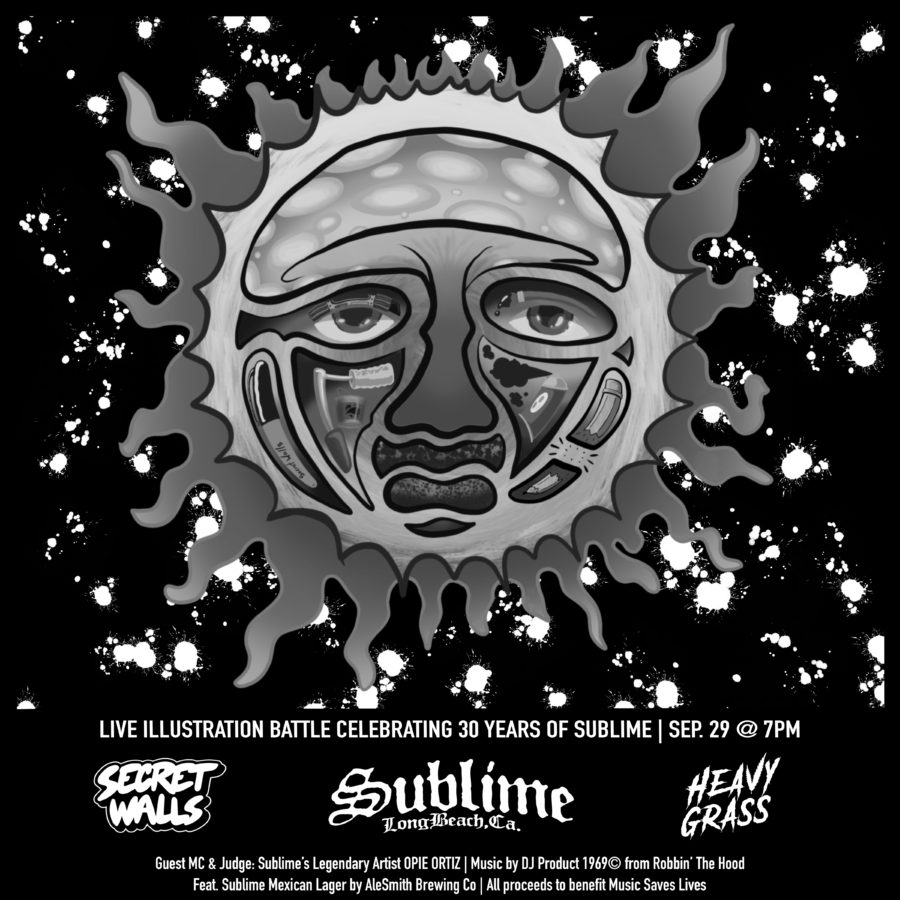 Sublime X Secret Walls Live Art Battle Event To Celebrate 30 Years of