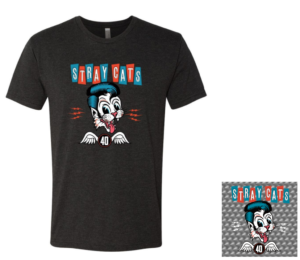 Stray Cats '40' T-Shirt + CD Bundle (PRE-ORDER)