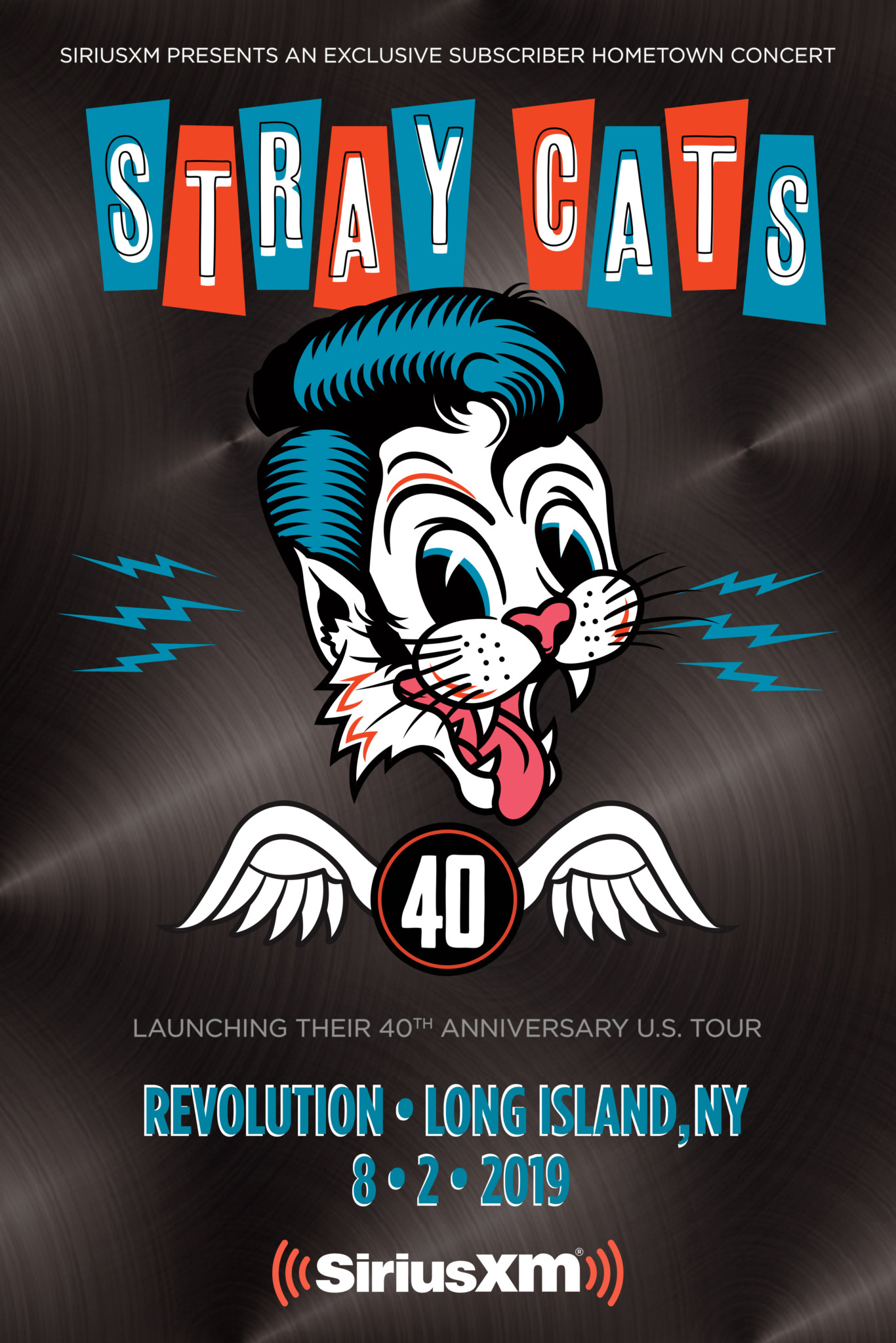 SIRIUSXM PRESENTS A HOMETOWN CONCERT WITH THE STRAY CATS ON AUGUST 2nd