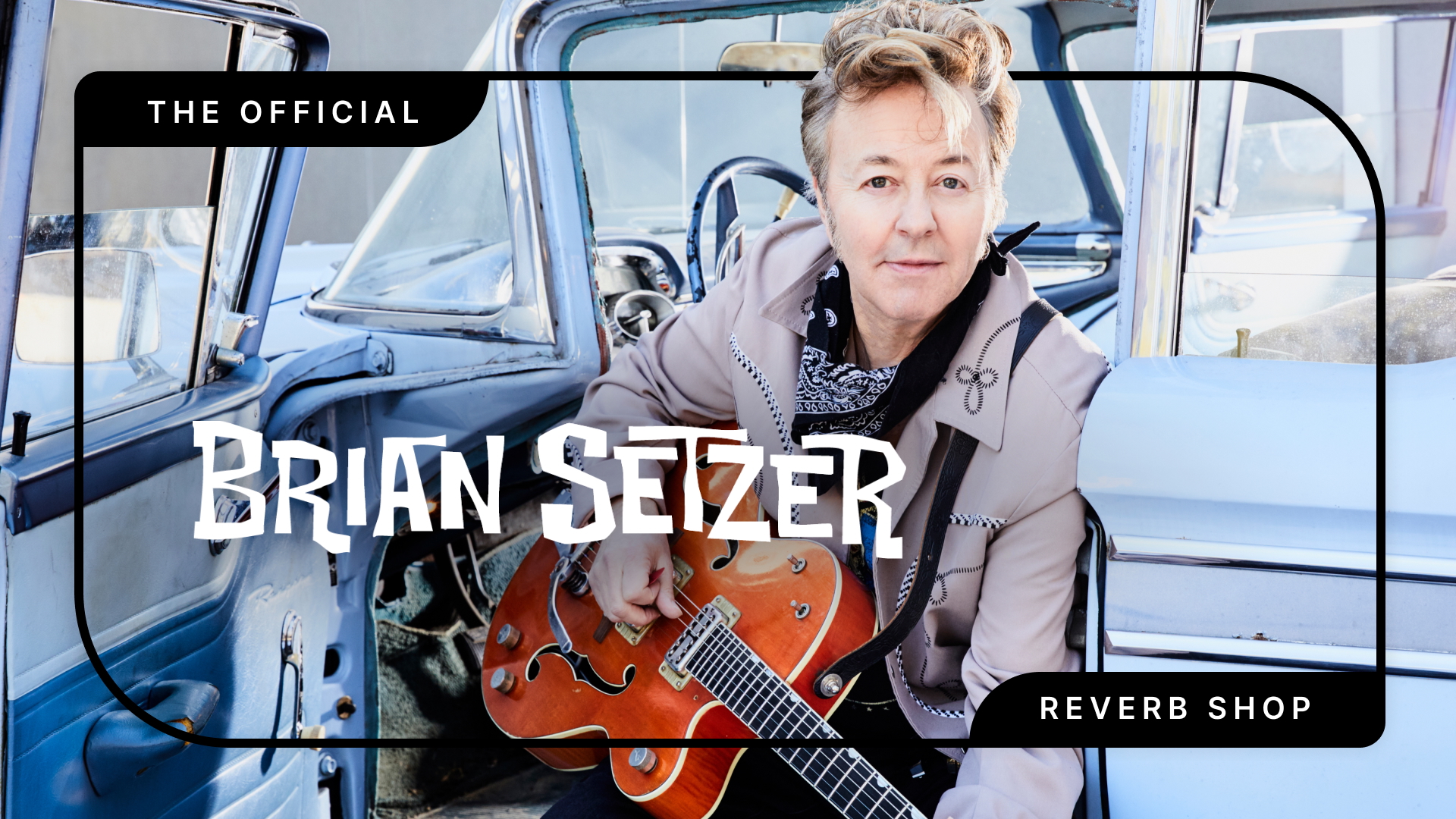 Brian Setzer, 3-time Grammy Award Winner, Returns To Reverb