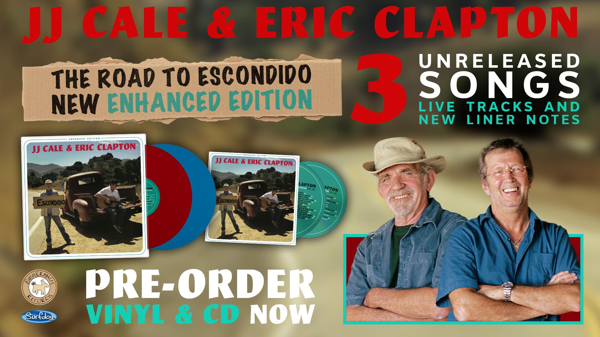 ERIC CLAPTON ANNOUNCES 'THE ROAD TO ESCONDIDO: ENHANCED EDITION