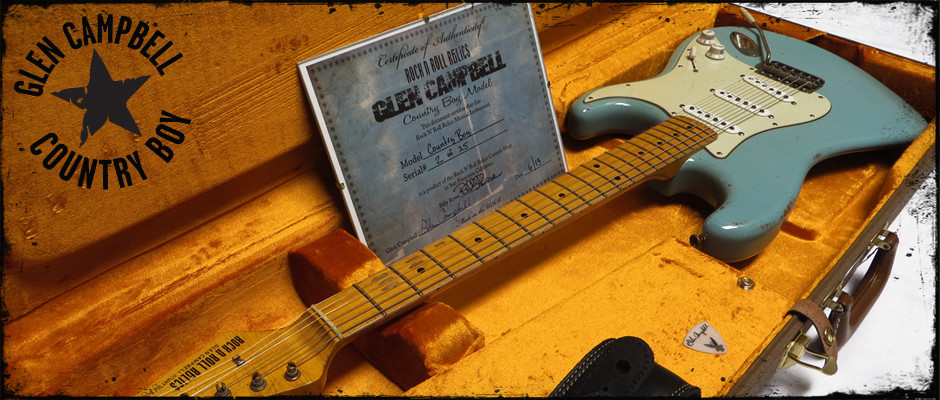 Rock And Roll Relics Debuts Glen Campbell Country Boy Guitar At Namm Surfdog Records